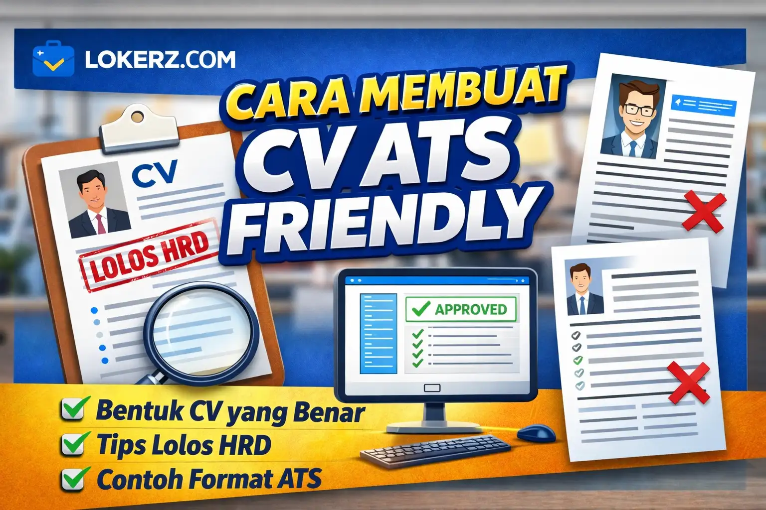 Cara Membuat CV ATS Friendly Agar Lolos Screening HRD